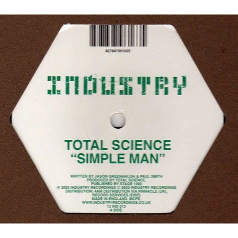 Total Science / Bulletproof - Simple Man / 110°