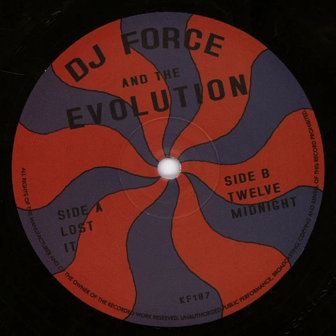 DJ Force & The Evolution - Lost It Ep Dark Green Marble Edition