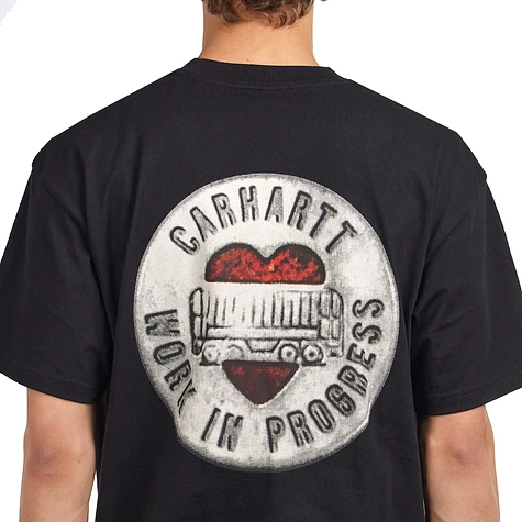 ★ドイツ発*carhartt WIP*新作*Button Tシャツ/BLACK★ Carhartt WIP 【日本未発売】Carhartt カーハート Tシャツ