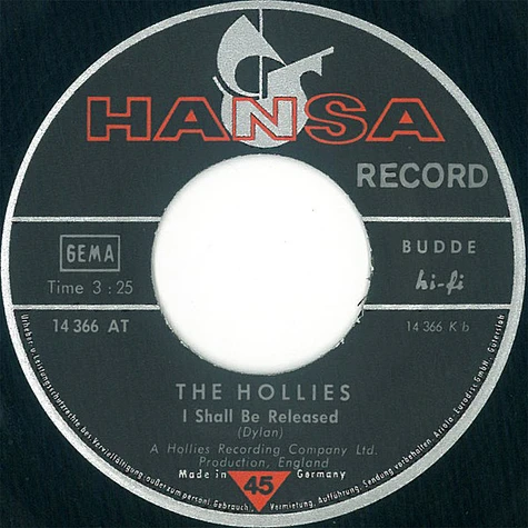 The Hollies - I'll Be Your Baby Tonight