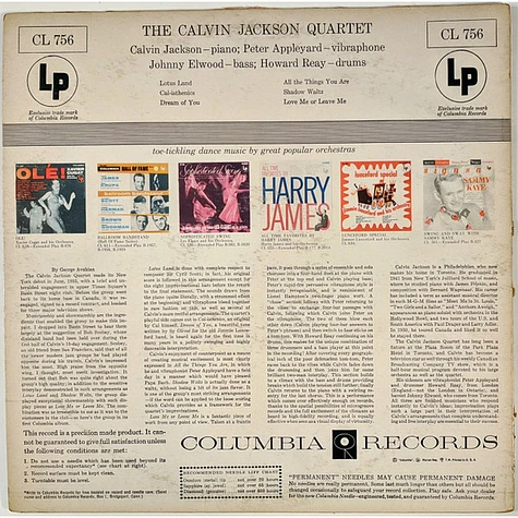 The Calvin Jackson Quartet - The Calvin Jackson Quartet