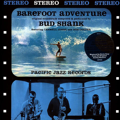 Bud Shank - Barefoot Adventure Seaglass Aqua Vinyl Edition