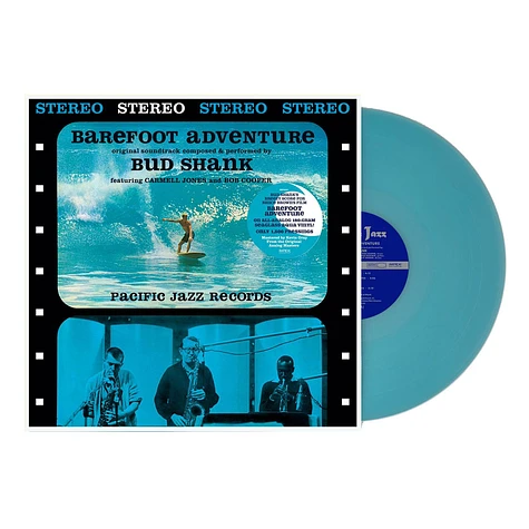 Bud Shank - Barefoot Adventure Seaglass Aqua Vinyl Edition