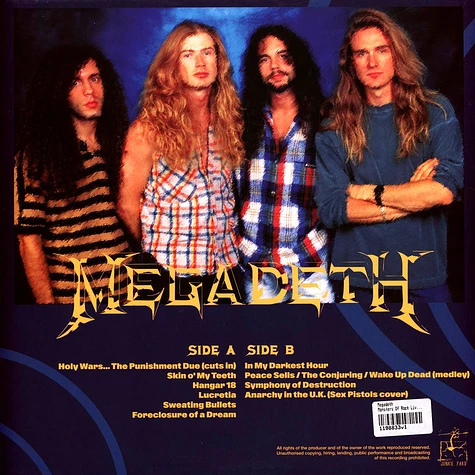 Megadeth - Monsters Of Rock Live In Italy 1992