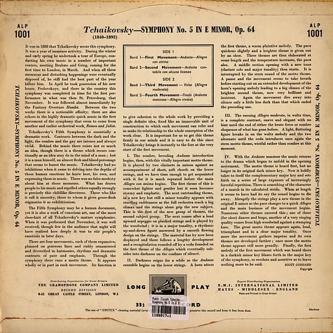 Pyotr Ilyich Tchaikovsky - Guido Cantelli Conducting Orchestra Del Teatro Alla Scala - Symphony No.5 In E Minor