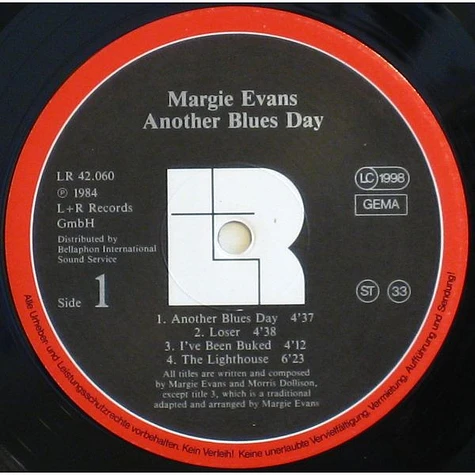 Margie Evans - Another Blues Day