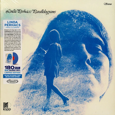 Linda Perhacs - Parallelograms Blue Vinyl Edition