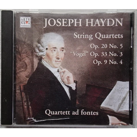 Joseph Haydn, Quatuor Ad Fontes - String Quartets Op. 20 No. 5 - "Vogel" Op. 33 No. 3 - Op 9 No. 4