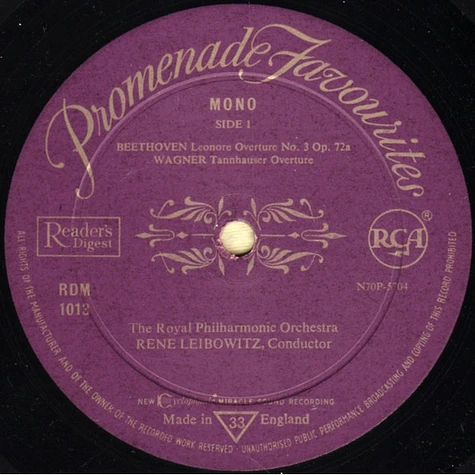 Royal Philharmonic Orchestra And The Beecham Promenade Orchestra - Promenade Favourites