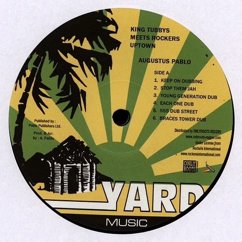 Augustus Pablo - King Tubbys Meets Rockers Uptown Special Lino-Cut Cover Edition