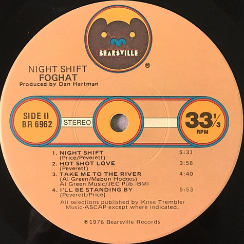 Foghat - Night Shift