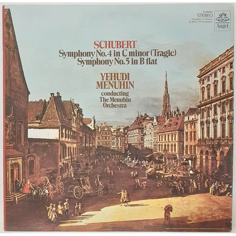 Franz Schubert / Yehudi Menuhin Conducting Menuhin Festival Orchestra - Symphony No. 4 In C Minor (Tragic) / Symphony No. 5 In B Flat