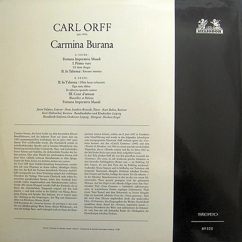 Carl Orff - Carmina Burana