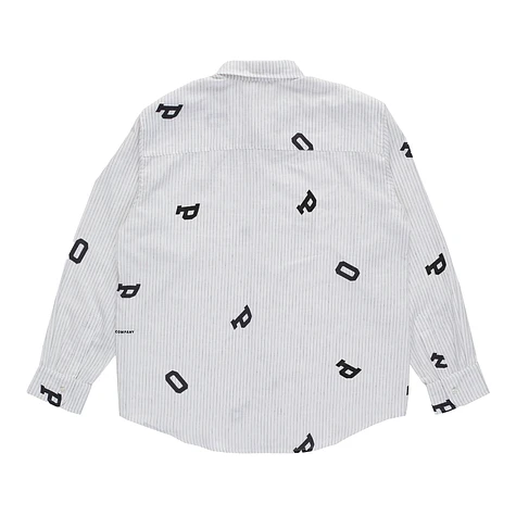 Pop Trading Company - Letters Striped Pop Shirt