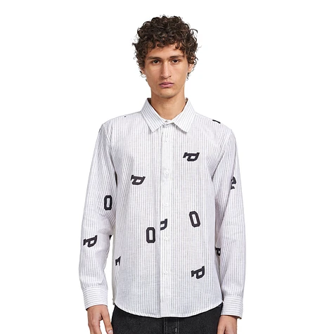 Pop Trading Company - Letters Striped Pop Shirt
