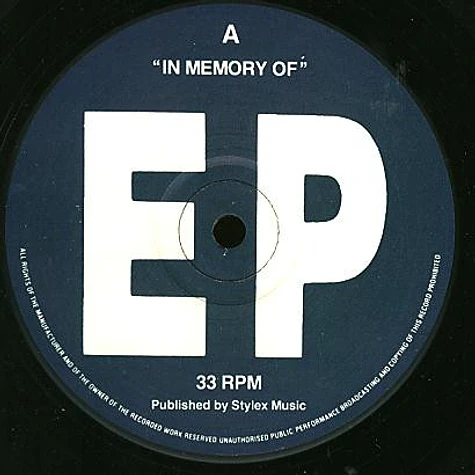 Raphel - In Memory Of E.P.