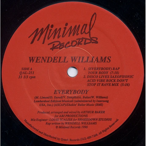 Wendell Williams - Everybody