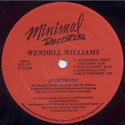 Wendell Williams - Everybody