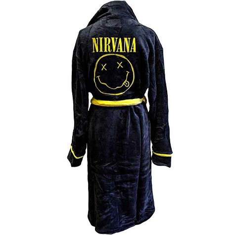 Nirvana - Yellow Happy Face Bathrobe