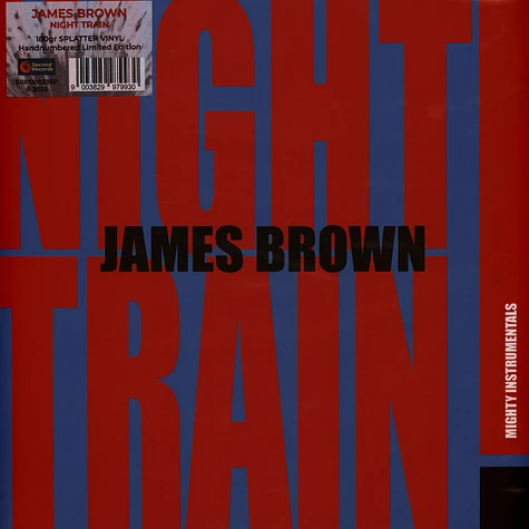 James Brown - Night Train! Mighty Instrumentals Blue/Red Splatter Vinyl Edition