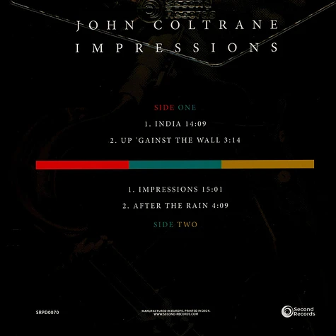 John Coltrane - Impressions Turquoise Marble Vinyl Edition