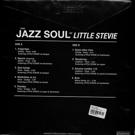 Stevie Wonder - The Jazz Soul Of Little Stevie Blue Vinyl Edition