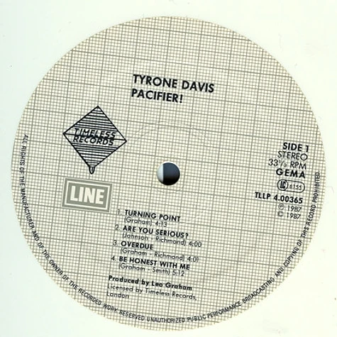 Tyrone Davis - Pacifier