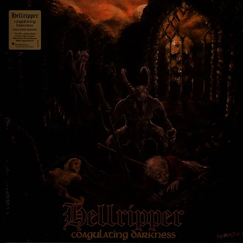 Hellripper - Coagulating Darkness Limited Gold Vinyl Edition