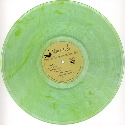 Kitty Craft - Beats & Breaks From The Flower Patch Green & Yellow Vinyl Edition