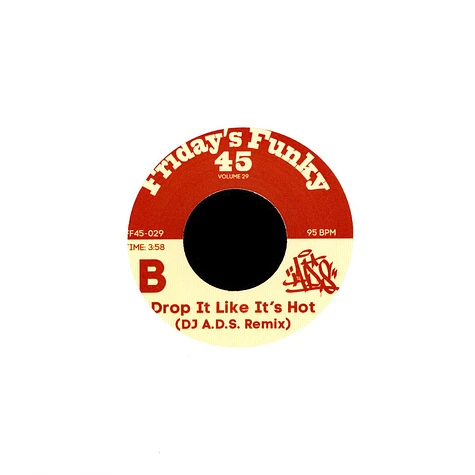 DJ A.D.S. - Get Ur Freak On (DJ A.D.S. Remix) / Drop It Like It's Hot (DJ A.D.S. Remix)