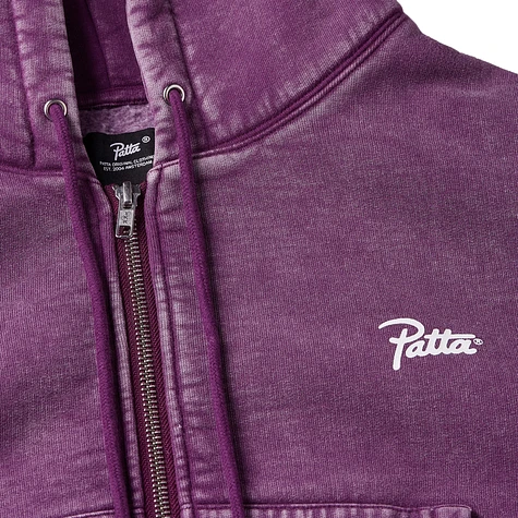 Patta - Femme Acid Wash Cropped Hooded Sweater