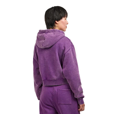 Patta - Femme Acid Wash Cropped Hooded Sweater