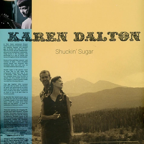 Karen Dalton - Shuckin' Sugar Sjy Blue Vinyl Edition