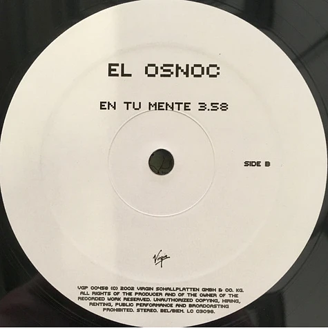 El Osnoc - Un Sueno