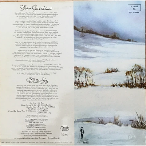 Peter Green - White Sky