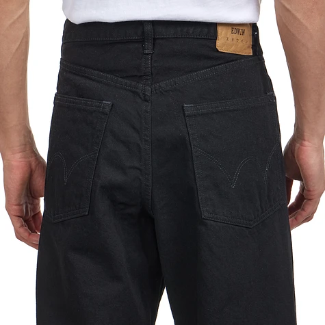 Edwin - Wide Pant Kaihara, Right Hand Black Denim, 13 oz