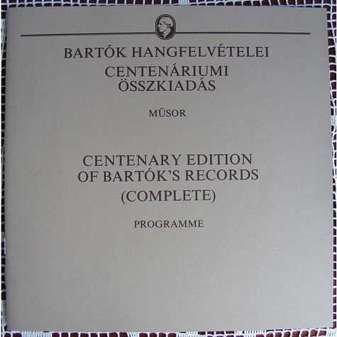 Béla Bartók - Bartók At The Piano 1920-1945, Gramophone Records, Piano Rolls, Live Recordings