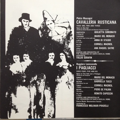 Pietro Mascagni / Ruggiero Leoncavallo - Cavalleria Rusticana / I Pagliacci