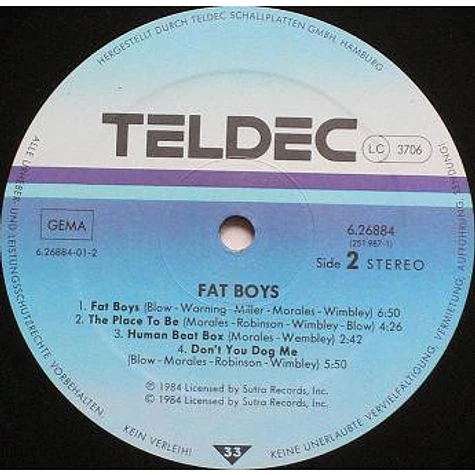 Fat Boys - Fat Boys