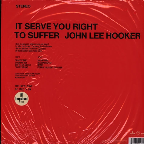 John Lee Hooker - It Serve You Right To Suffer Acoustic Sounds