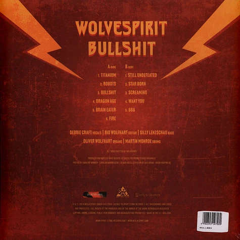 Wolvespirit - Bullshit Colored / Splatter Vinyl Edition