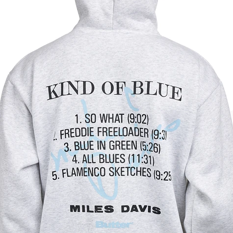 Butter Goods x Miles Davis - Kind Of Blue Pullover Hood
