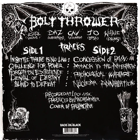 Bolt Thrower - In Battle There Is No Law!