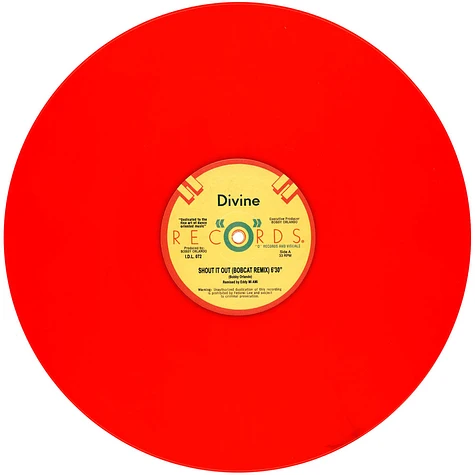 Divine - Shout It Out Red Vinyl Edtion