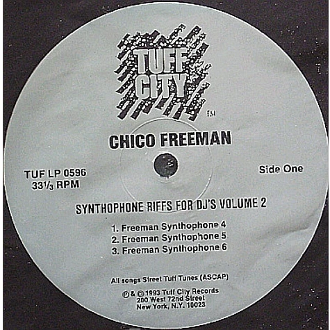 Chico Freeman - Synthophone Riffs For Deejays Volume 2.