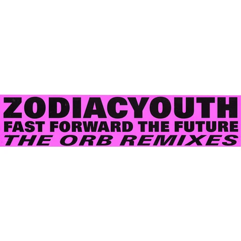 Zodiac Youth - Fast Forward The Future (The Orb Remixes)