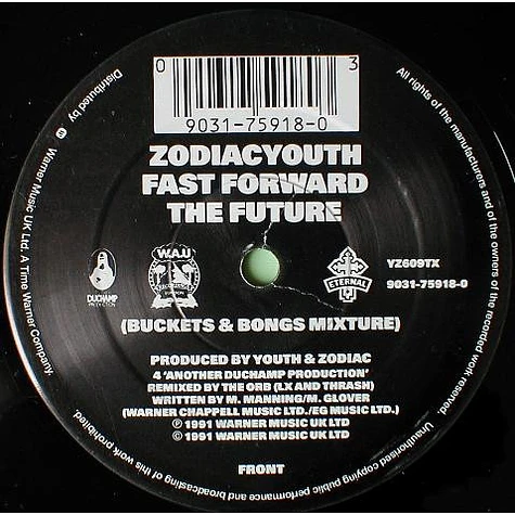 Zodiac Youth - Fast Forward The Future (The Orb Remixes)