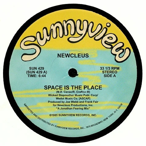 Newcleus - Space Is The Place / Cyborg Dance