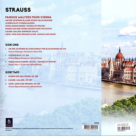 Vienna Volksoper Orchestra - Vienna Opera Orchestra - Strauss Famous Waltzes From Vienna