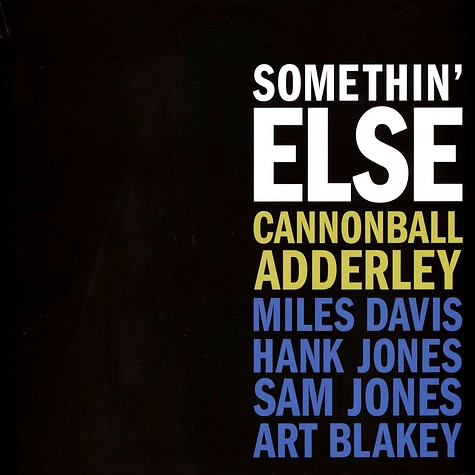 Cannonball Adderley - Somethin Else Clear Vinyl Edition